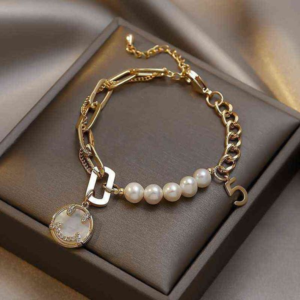 shell pearl bracelet women's net red bracelet student's friend korean version simple ins niche design personalized hand decoration, Golden;silver
shell pearl bracelet women's net red bracelet student's friend korean version simple ins niche design personalized hand decoration, Golden;silver