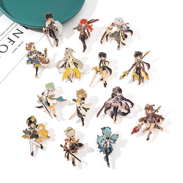 genshin impact character enamel pins beautiful creative brooch clothes backpack lapel badges fashion jewelry accessories gifts s008, Blue
genshin impact character enamel pins beautiful creative brooch clothes backpack lapel badges fashion jewelry accessories gifts s008, Blue