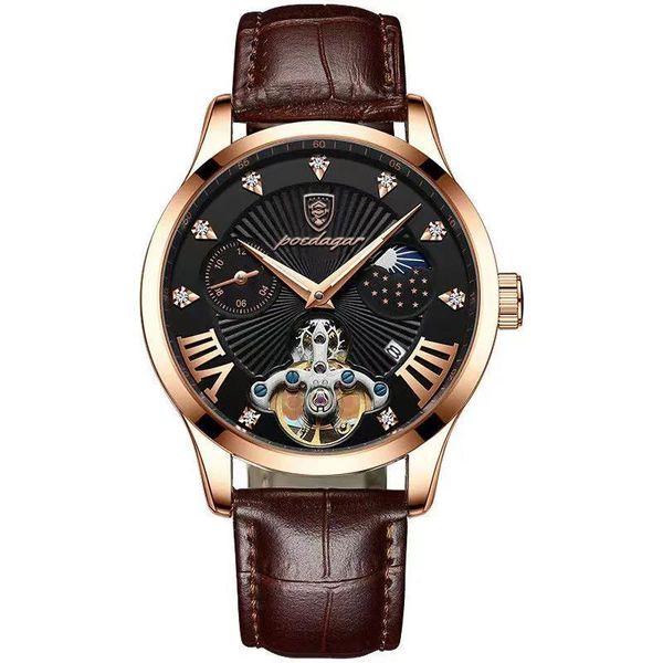 new poedagar swiss brand watch waterproof luminous men's ultra-thin calendar quartz gift, Slivery;brown
new poedagar swiss brand watch waterproof luminous men's ultra-thin calendar quartz gift, Slivery;brown