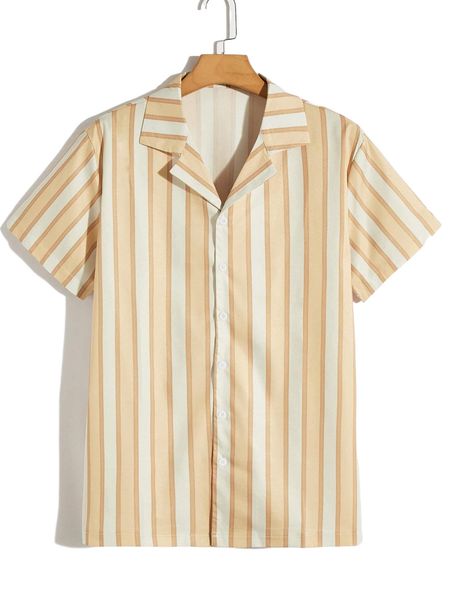 romwe guys block striped lapel neck shirt g9qo#, White;black
romwe guys block striped lapel neck shirt g9qo#, White;black