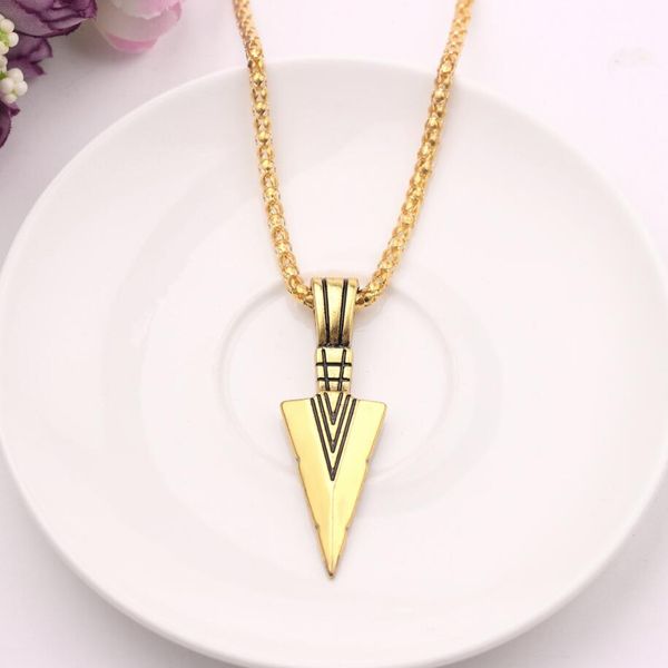 fashion retro arrow pendant men's necklaces jewelry chain hip hop punk christmas halloween gift for men women necklace, Silver
fashion retro arrow pendant men's necklaces jewelry chain hip hop punk christmas halloween gift for men women necklace, Silver