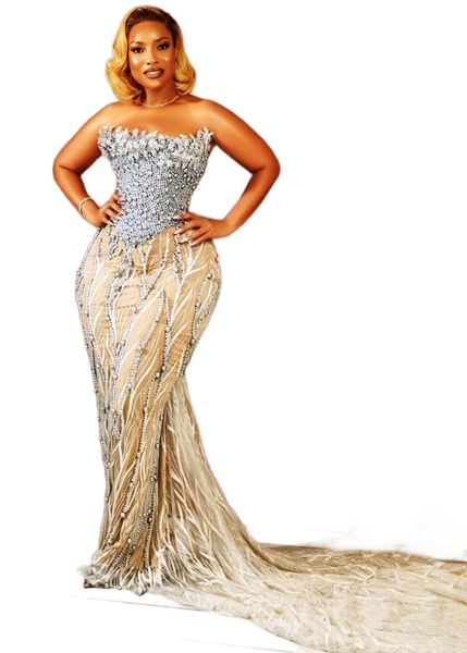 aso ebi 2022 arabic plus size mermaid luxurious prom dresses crystals pearls evening formal party second reception birthday engagement gowns, Black
aso ebi 2022 arabic plus size mermaid luxurious prom dresses crystals pearls evening formal party second reception birthday engagement gowns, Black