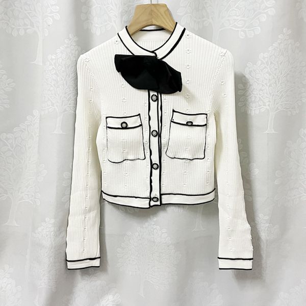 302 2022 spring autumn brand same style sweater long sleeve white pink crew neck cardigan fashion womens clothes womens teng, White;black
302 2022 spring autumn brand same style sweater long sleeve white pink crew neck cardigan fashion womens clothes womens teng, White;black