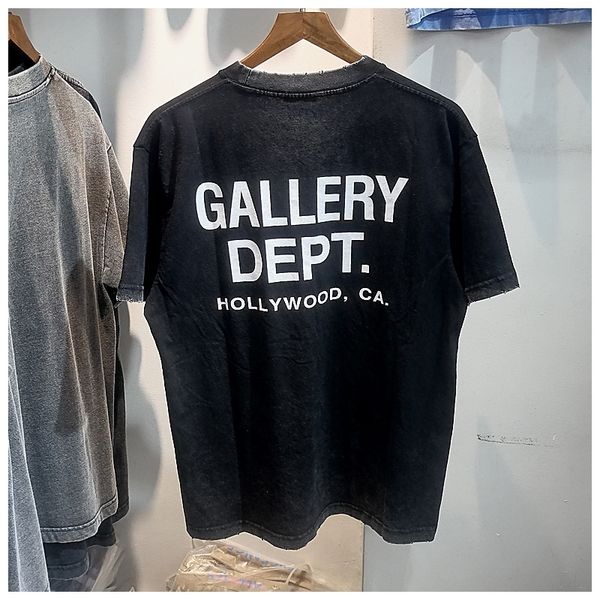 designer mens t-shirts gallerydept gary damaged wash worn round neck short sleeve tshirt mens womens cotton high street loose bottomed shirt, White;black
designer mens t-shirts gallerydept gary damaged wash worn round neck short sleeve tshirt mens womens cotton high street loose bottomed shirt, White;black