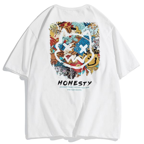designer 22 spring and summer new 3d printing loose cotton short sleeve t-shirt fashion couple casual black white classic color, White;black
designer 22 spring and summer new 3d printing loose cotton short sleeve t-shirt fashion couple casual black white classic color, White;black