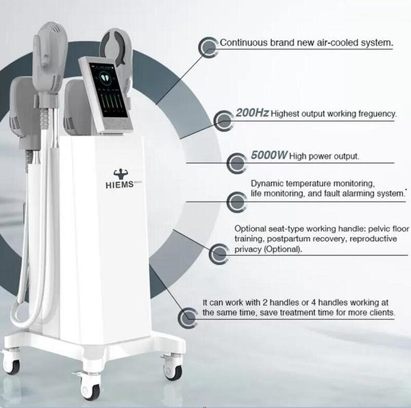 clinic use hiemt slimming electromagnetic muscle stimulation machine ems rf body contouring anti cellulite stimulator neo shape with 4 handl
clinic use hiemt slimming electromagnetic muscle stimulation machine ems rf body contouring anti cellulite stimulator neo shape with 4 handl
