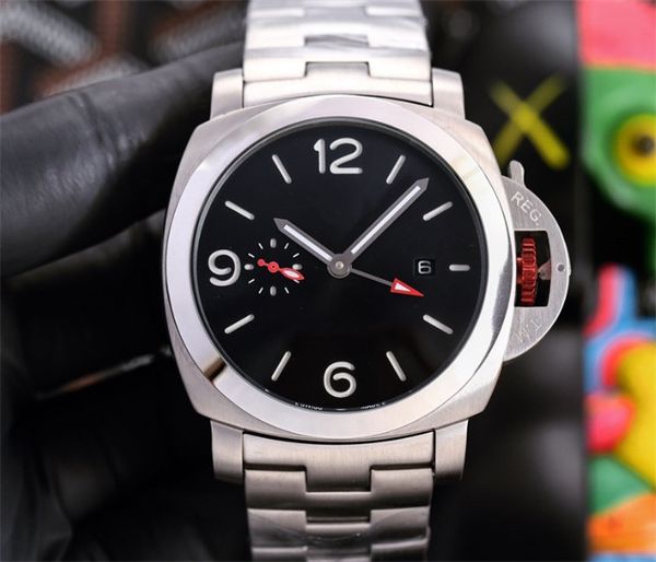watches for mens automatic mechanical watch 44mm luminous sapphire waterproof sports self-wind fashion wristwatches 2022, Slivery;brown
watches for mens automatic mechanical watch 44mm luminous sapphire waterproof sports self-wind fashion wristwatches 2022, Slivery;brown