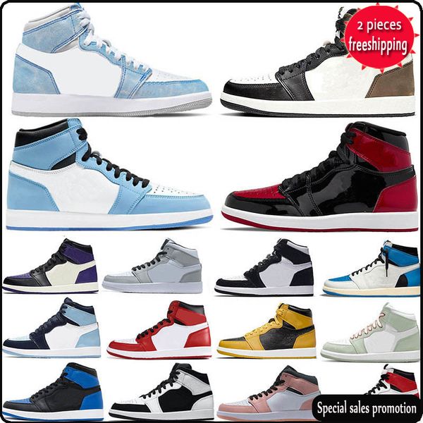 men 1 basketball shoes 1s og university blue hyper royal patent panda dark mocha bred shadow unc twist smoke grey women sports sneakers, Black 
men 1 basketball shoes 1s og university blue hyper royal patent panda dark mocha bred shadow unc twist smoke grey women sports sneakers, Black