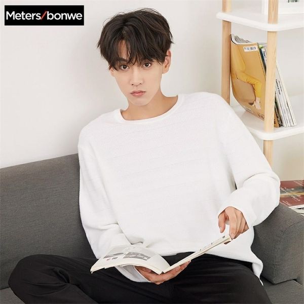 metersbonwe brand knitted sweater men 2020 spring autumn fashion long sleeve knitted men cotton sweater clothes lj200916, White;black
metersbonwe brand knitted sweater men 2020 spring autumn fashion long sleeve knitted men cotton sweater clothes lj200916, White;black