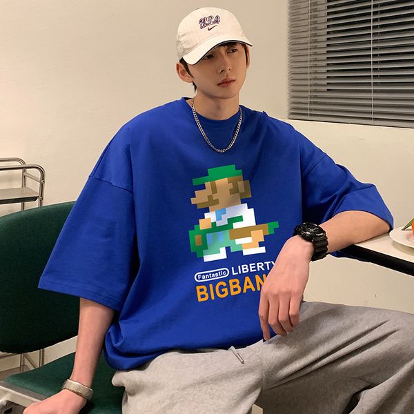summer new mens t-shirts casual printing cartoon pattern loose round neck simple letter short-sleeved breathable cool pullover large size cl, White;black
summer new mens t-shirts casual printing cartoon pattern loose round neck simple letter short-sleeved breathable cool pullover large size cl, White;black