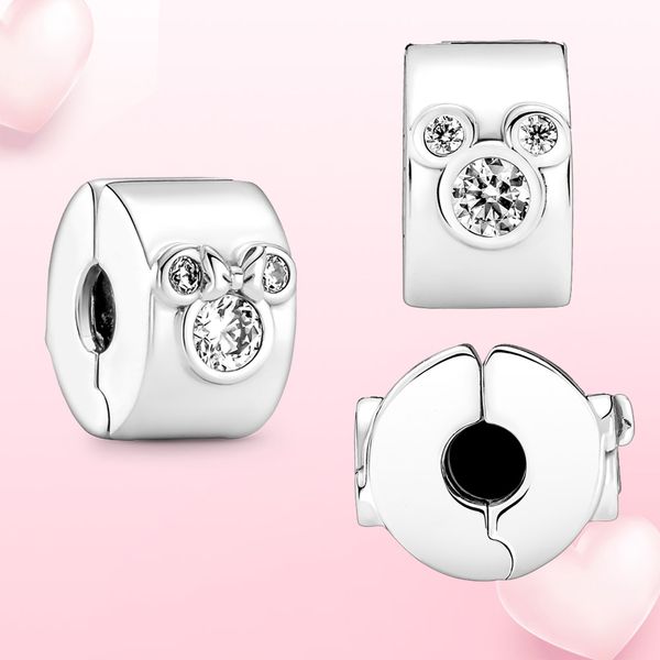 925 silver mouse charm silver fixed buckle fit pandora bracelet jewelry 925 charm women gift, Black
925 silver mouse charm silver fixed buckle fit pandora bracelet jewelry 925 charm women gift, Black