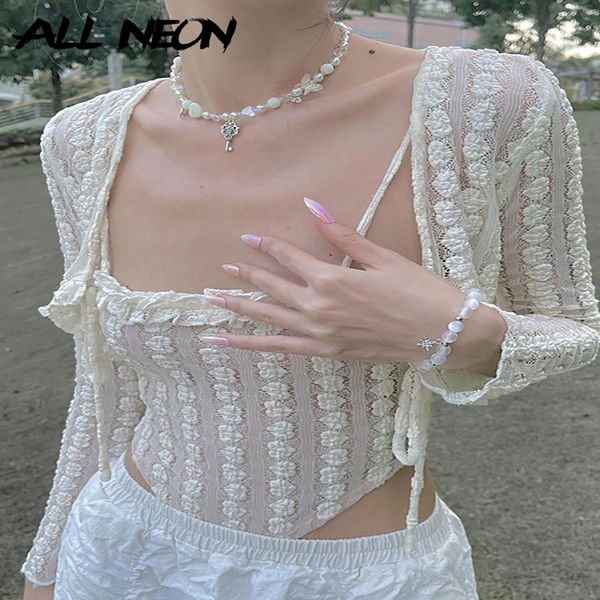 allneon y2k aesthetics cute ruffles trim bandage lace 2 piece tshirts 2000s fashion long sleeve covers and camis sweet outfits 220602, White
allneon y2k aesthetics cute ruffles trim bandage lace 2 piece tshirts 2000s fashion long sleeve covers and camis sweet outfits 220602, White