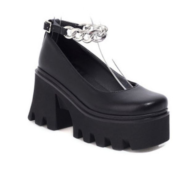 womens boots wedges shoes platforms heels gothic ankle boots ladies punk style new fashion non-slip lightweight size 44, Black
womens boots wedges shoes platforms heels gothic ankle boots ladies punk style new fashion non-slip lightweight size 44, Black
