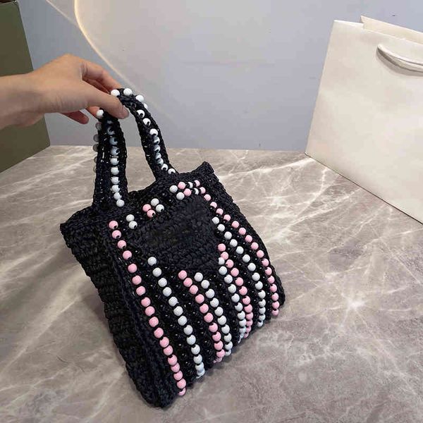 evening bags tote bag women handbags fashion luxury colorful beaded shoulder bags designer women beach crossbody messenger 220715
evening bags tote bag women handbags fashion luxury colorful beaded shoulder bags designer women beach crossbody messenger 220715
