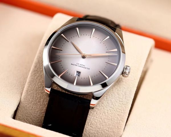 39.5mm men's mechanical watch equipped with 821a movement automatic winding operation deep waterproof suit watch, Slivery;brown
39.5mm men's mechanical watch equipped with 821a movement automatic winding operation deep waterproof suit watch, Slivery;brown