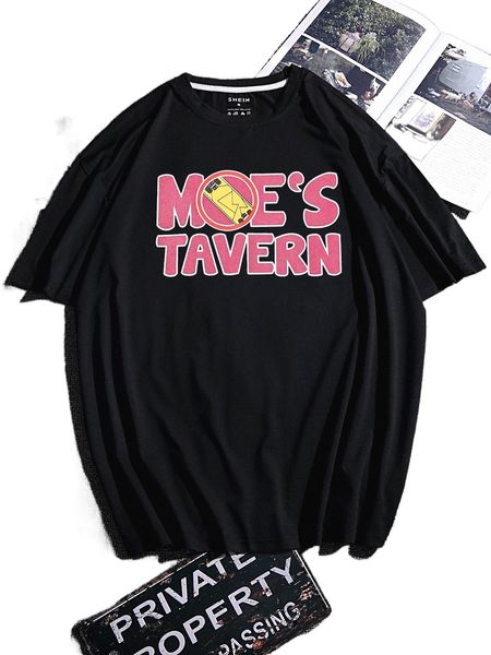 men letter graphic drop shoulder tee l5tl#, White;black
men letter graphic drop shoulder tee l5tl#, White;black