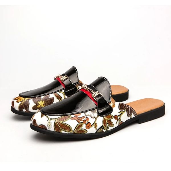 buckle casual slippers shoes flower men half loafers outdoor mules lightweight for man breathable drag shoes, Black
buckle casual slippers shoes flower men half loafers outdoor mules lightweight for man breathable drag shoes, Black