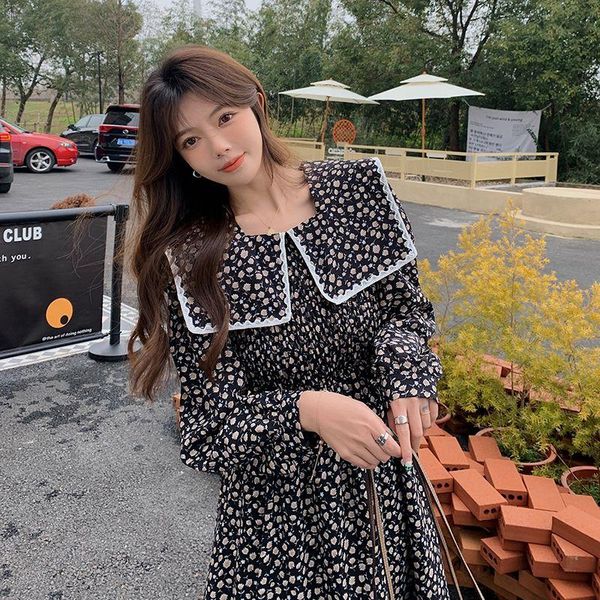 casual dresses coigarsam women's dress spring 2022 vintage floral print high waist turn-down collar black drop, Black;gray
casual dresses coigarsam women's dress spring 2022 vintage floral print high waist turn-down collar black drop, Black;gray