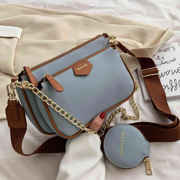 fashion women's new high-quality versatile bag luxury designer style three one multi-purpose chain sling single shoulder bag armpit
fashion women's new high-quality versatile bag luxury designer style three one multi-purpose chain sling single shoulder bag armpit