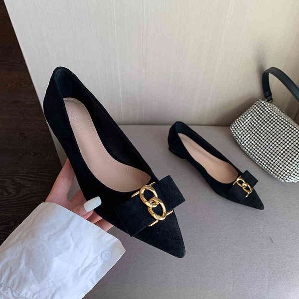 sandals winter pointed single shoes women's metal buckle shallow mouth thick heel low heels small fragrance gentle work 42qh, Black
sandals winter pointed single shoes women's metal buckle shallow mouth thick heel low heels small fragrance gentle work 42qh, Black