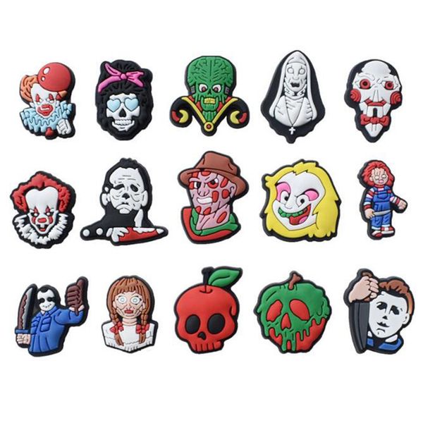 shoe charms parts accessories pvc decoration bracelet wristband gift birthday party holiday mix moq100pcs horror movie croc charm, White;pink
shoe charms parts accessories pvc decoration bracelet wristband gift birthday party holiday mix moq100pcs horror movie croc charm, White;pink