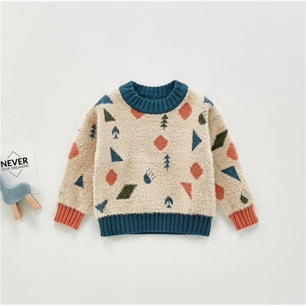 0-24m baby boy girl cartoon geometric pattern sweater autumn cute infant soft knited long sleeve pullover knitwear outwear lj201128, Blue
0-24m baby boy girl cartoon geometric pattern sweater autumn cute infant soft knited long sleeve pullover knitwear outwear lj201128, Blue