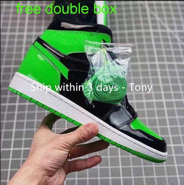 double box 12 days delivered 1s high board basketball 1 shoes man women patent leather fluorescent green beika blue black red paint finish l
double box 12 days delivered 1s high board basketball 1 shoes man women patent leather fluorescent green beika blue black red paint finish l