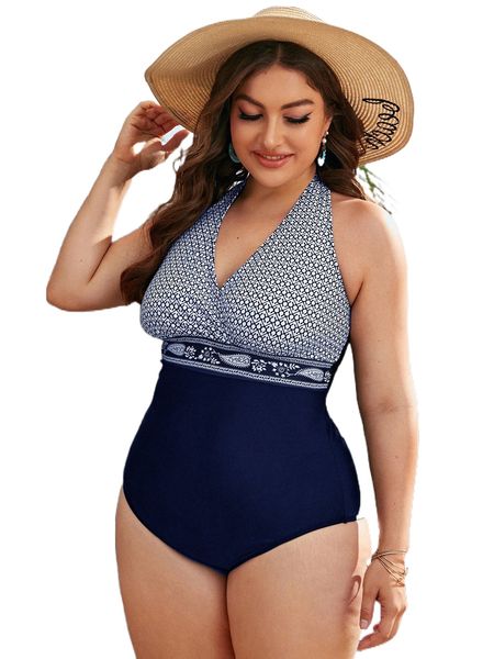 plus paisley print one piece swimsuit r5yn#, White;black
plus paisley print one piece swimsuit r5yn#, White;black