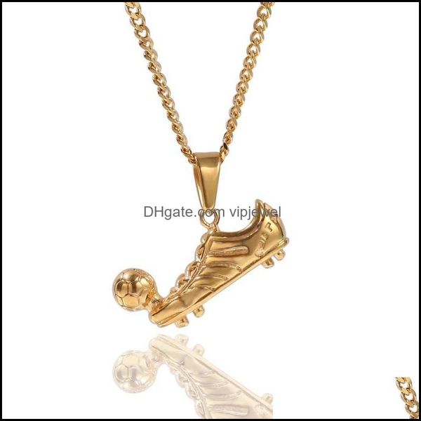 pendant necklaces pendants jewelry stainless steel soccer sports necklace hiphop shoe drop delivery 2021 nrgj9, Silver
pendant necklaces pendants jewelry stainless steel soccer sports necklace hiphop shoe drop delivery 2021 nrgj9, Silver