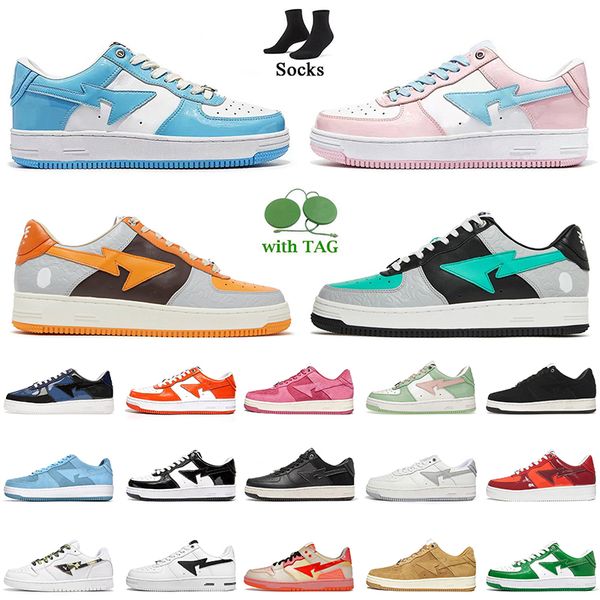 designer baped sta sk8 women men casual shoes with socks bapesta abc camo blue suede pastel pink m2 grey green orange white black bapestas s
designer baped sta sk8 women men casual shoes with socks bapesta abc camo blue suede pastel pink m2 grey green orange white black bapestas s