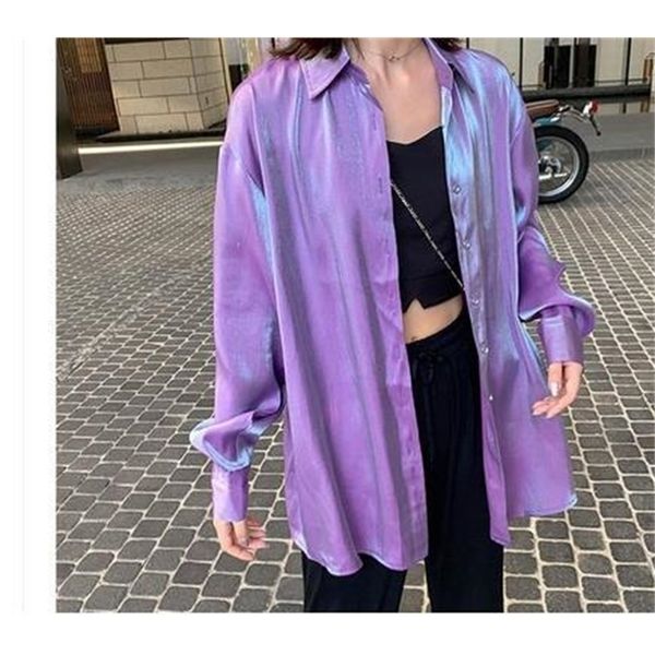 vinatge chic women gradient shirts lady loose glossy bling bling shirts korean women gradiend rose red shiny blouses y200402, White
vinatge chic women gradient shirts lady loose glossy bling bling shirts korean women gradiend rose red shiny blouses y200402, White