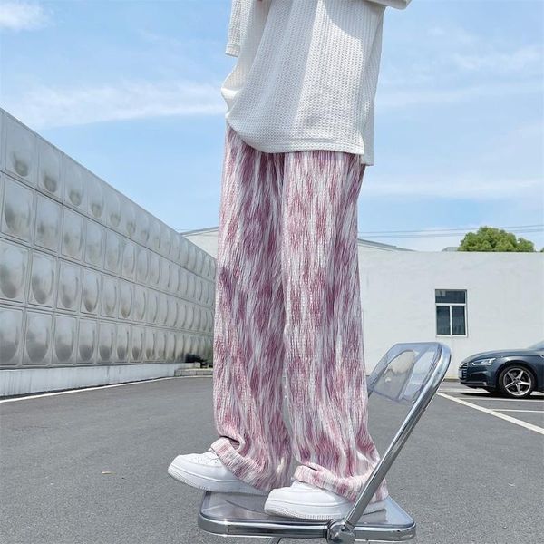 men's pants high street mens summer oversize plus size 5xl streetwear draping tie-dyed ice silk pattern man male wide leg, Black
men's pants high street mens summer oversize plus size 5xl streetwear draping tie-dyed ice silk pattern man male wide leg, Black