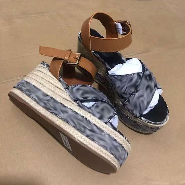 women since sandals fashion espadrilles high heels starboard wedge sandal lace up pumps lady summer beach wedding dress shoes with box no376, Black
women since sandals fashion espadrilles high heels starboard wedge sandal lace up pumps lady summer beach wedding dress shoes with box no376, Black