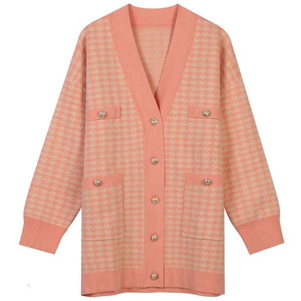 women's sweaters french style 201 autumn and winter thousand bird lattice color matching single breasted celebrity xiaoxiangfeng loose, White;black
women's sweaters french style 201 autumn and winter thousand bird lattice color matching single breasted celebrity xiaoxiangfeng loose, White;black