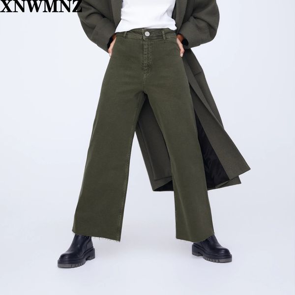 xnwmnz za women fashion premium marine straight jeans ladies highwaist rear patch pockets seamless hems pants female trousers 210513, Blue
xnwmnz za women fashion premium marine straight jeans ladies highwaist rear patch pockets seamless hems pants female trousers 210513, Blue