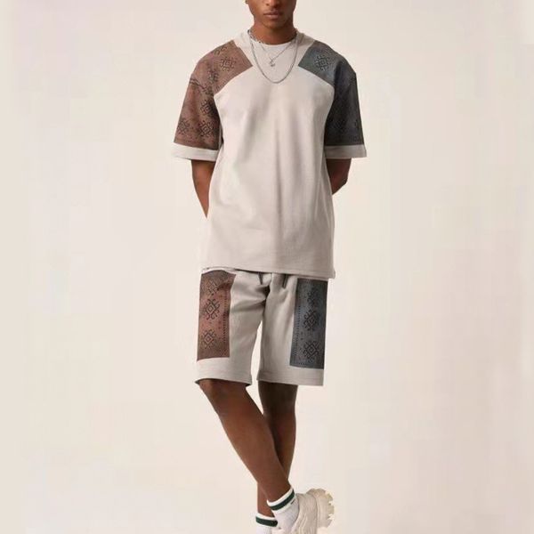 designer mens tracksuits 2 piece sportswear 2022 summer tracksuit men casual sports set solid color matching short sleeved shorts sets mens, Gray
designer mens tracksuits 2 piece sportswear 2022 summer tracksuit men casual sports set solid color matching short sleeved shorts sets mens, Gray