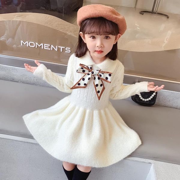 girl's dresses girl sweater dress long kids autumn toddlers silk scarf bow sweatdress fashion for girls children's costume, Red;yellow
girl's dresses girl sweater dress long kids autumn toddlers silk scarf bow sweatdress fashion for girls children's costume, Red;yellow