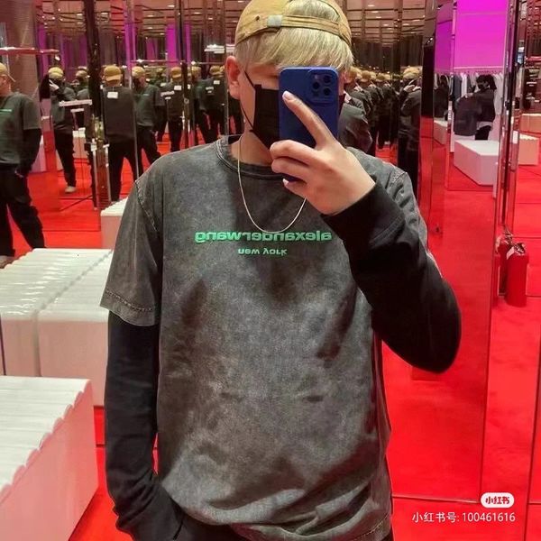 women's t-shirt designer aw dawangjia 22 spring and summer new washing used foam letter printing short sleeved loose casual 18vz, White
women's t-shirt designer aw dawangjia 22 spring and summer new washing used foam letter printing short sleeved loose casual 18vz, White