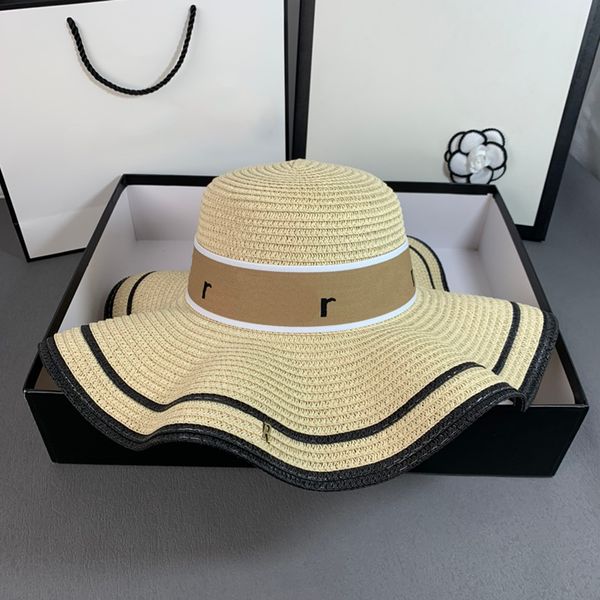 designer bucket hats womens ruffle edge straw hat luxury men caps letter casquette fitted hat women mens bonnet beanie sunhat 2206223d, Blue;gray
designer bucket hats womens ruffle edge straw hat luxury men caps letter casquette fitted hat women mens bonnet beanie sunhat 2206223d, Blue;gray