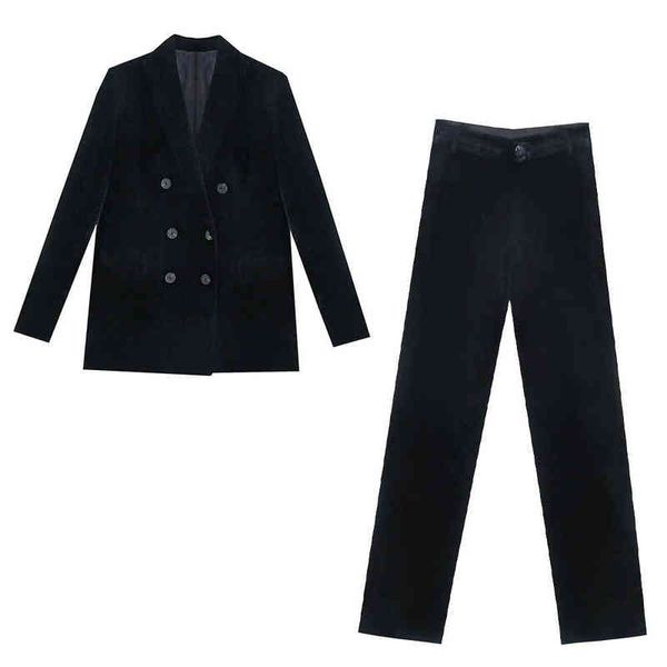 suit women 2022 chic new velvet doublebreasted decorative blazer temperament fa, White;black
suit women 2022 chic new velvet doublebreasted decorative blazer temperament fa, White;black