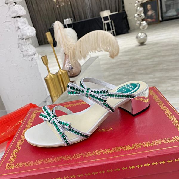 women caovilla sandals rene cleo embellished slippers rhinestones thick chunky heels slip on high heeled slides luxury designers factory, Black
women caovilla sandals rene cleo embellished slippers rhinestones thick chunky heels slip on high heeled slides luxury designers factory, Black
