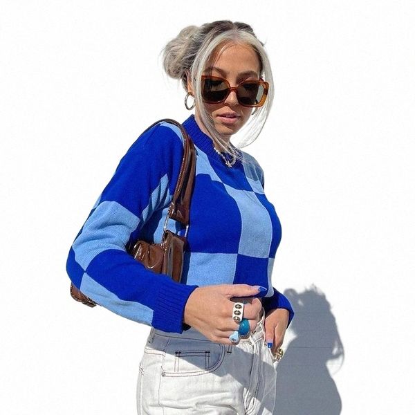 women's sweaters plaid loose sweater y2k vintage knitted pullovers 90s aesthetic casual long sleeve o-neck jumper autumn korean c1ac#, White;black
women's sweaters plaid loose sweater y2k vintage knitted pullovers 90s aesthetic casual long sleeve o-neck jumper autumn korean c1ac#, White;black