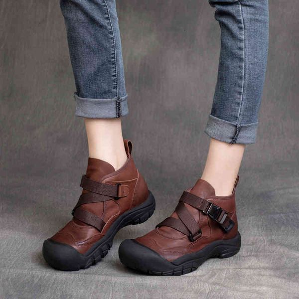 sandals autumn comfortable leather buckle soft sole high casual women's shoes thick korean single 5x6k, Black
sandals autumn comfortable leather buckle soft sole high casual women's shoes thick korean single 5x6k, Black