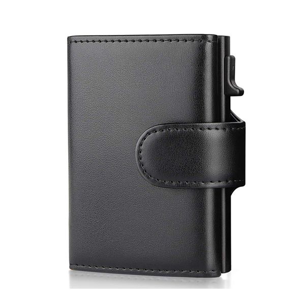 fashion aluminum credit card wallet rfid blocking trifold smart men wallets 100 genuine leather slim with coin pocket 220608, Red;black
fashion aluminum credit card wallet rfid blocking trifold smart men wallets 100 genuine leather slim with coin pocket 220608, Red;black