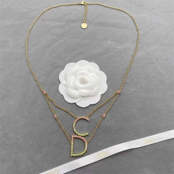 designer jewelry online new classic letter inlaid color diamond necklace female simple fashion personalized style high version necklace, Silver
designer jewelry online new classic letter inlaid color diamond necklace female simple fashion personalized style high version necklace, Silver