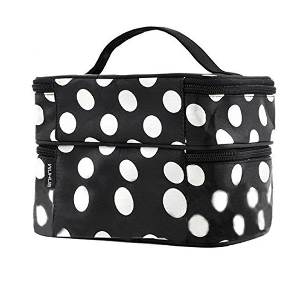 small travel makeup bag cosmetic organizer case for women professional double layer black pink dot toiletry train brush bags for girls ladie
small travel makeup bag cosmetic organizer case for women professional double layer black pink dot toiletry train brush bags for girls ladie