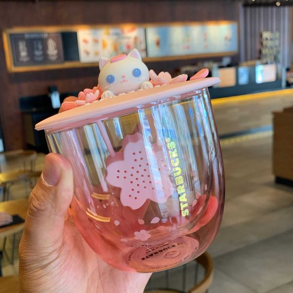 starbucks 2020 cherry blossom season adorable cat teahouse glass lovely adorable cat cup cover teahouse double glass
starbucks 2020 cherry blossom season adorable cat teahouse glass lovely adorable cat cup cover teahouse double glass