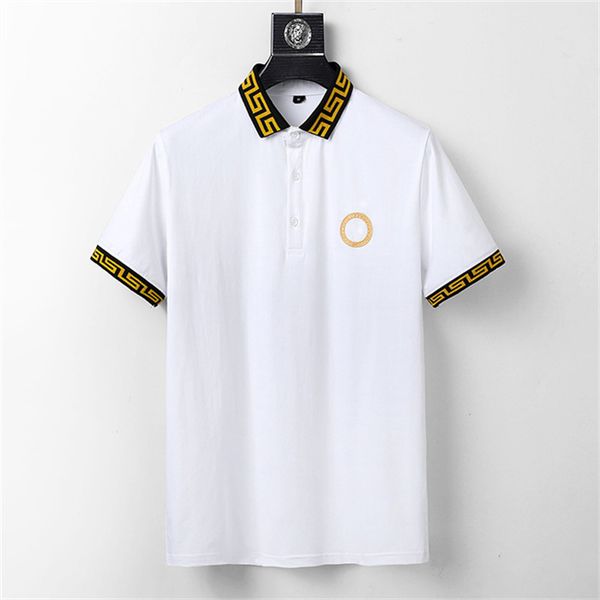 men's polo shirt summer new shirt brand designer clothing cotton short sleeve fashion casual stripe breathable # bb74, White;black
men's polo shirt summer new shirt brand designer clothing cotton short sleeve fashion casual stripe breathable # bb74, White;black
