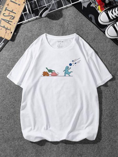 men dinosaur print tee q9rz#, White;black
men dinosaur print tee q9rz#, White;black