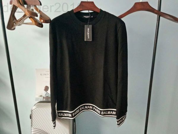 women's hoodies & sweatshirts designer new balman hem cuffs jacquard letter loose cotton pullover thin velvet sweater for lovers tq4e, Black
women's hoodies & sweatshirts designer new balman hem cuffs jacquard letter loose cotton pullover thin velvet sweater for lovers tq4e, Black